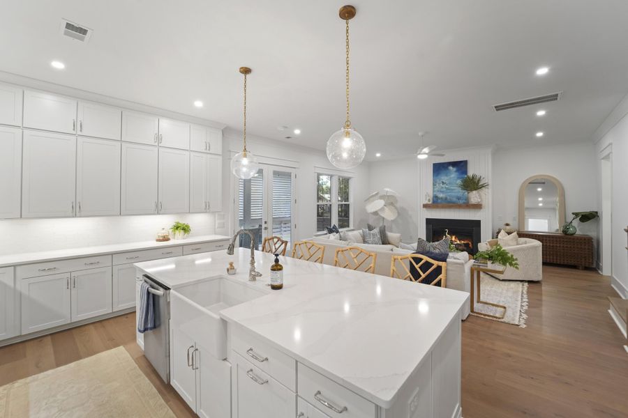 Furnished interior view inside a new home in , Hollywood (Image 35).