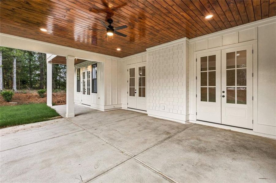 Exterior details and patio area of a home in , Eatonton (Image 32). Exterior details and patio area of a home in , Eatonton (Image 32).