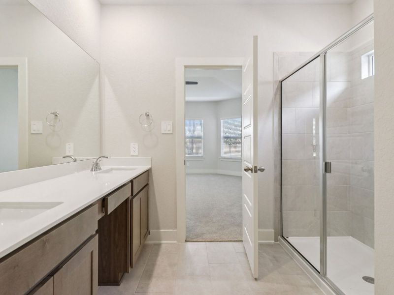 Furnished interior view inside a new home in Royal Crest, San Antonio (Image 7).