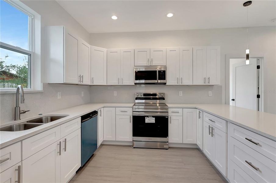 Furnished interior view inside a new home in , Tampa (Image 16). Furnished interior view inside a new home in , Tampa (Image 16).