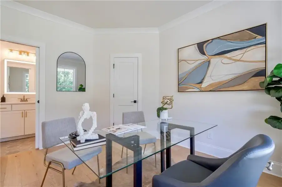 Furnished interior view inside a new home in , Atlanta (Image 7).