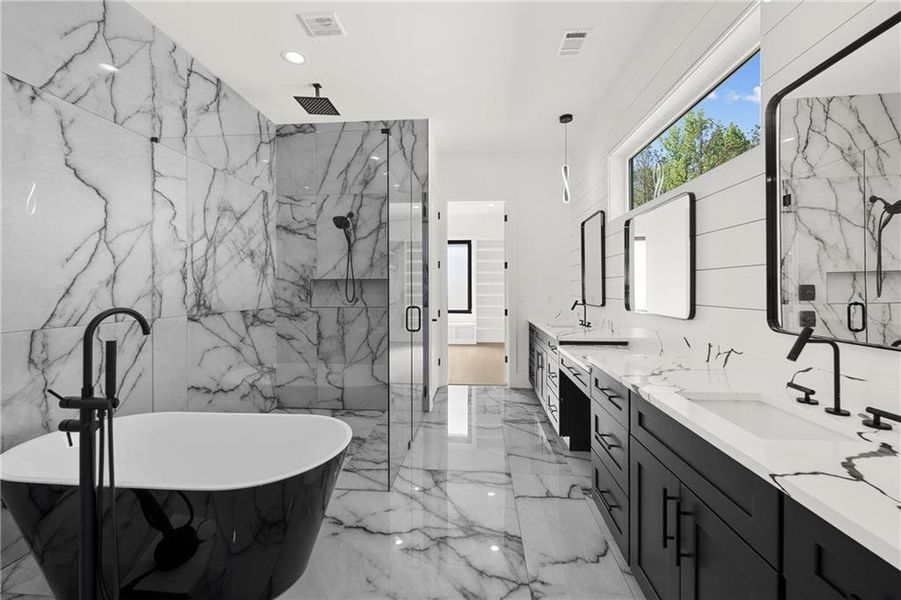 Furnished interior view inside a new home in , Sugar Hill (Image 18).