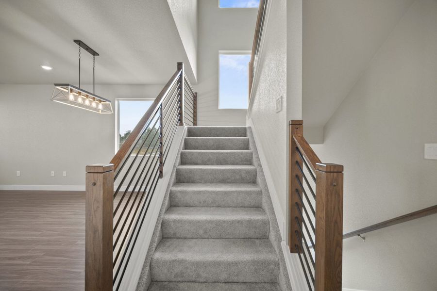 Spacious, unfurnished interior of a new home in Pony Park, Colorado Springs (Image 27). Spacious, unfurnished interior of a new home in Pony Park, Colorado Springs (Image 27).