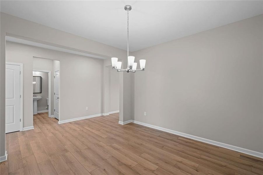 Spacious, unfurnished interior of a new home in Twin Lakes, Hoschton (Image 27). Spacious, unfurnished interior of a new home in Twin Lakes, Hoschton (Image 27).