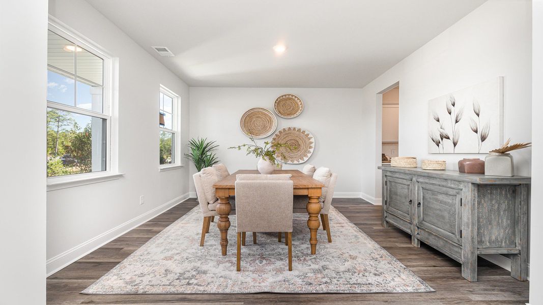 Furnished interior view inside a new home in Auberon Woods, Conway (Image 12).