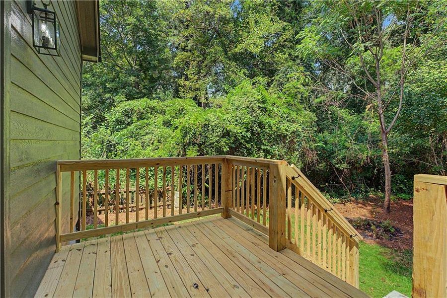 Exterior details and patio area of a home in , Atlanta (Image 29). Exterior details and patio area of a home in , Atlanta (Image 29).