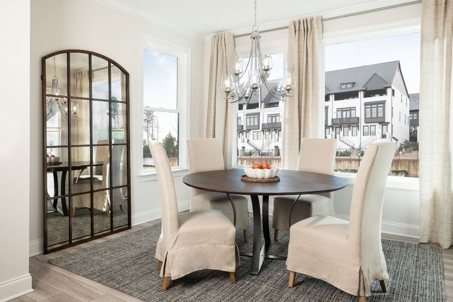 Representative furnished interior of a home built from the Archer by Ashton Woods in Reverie on Cumberland, Atlanta (Image 11).