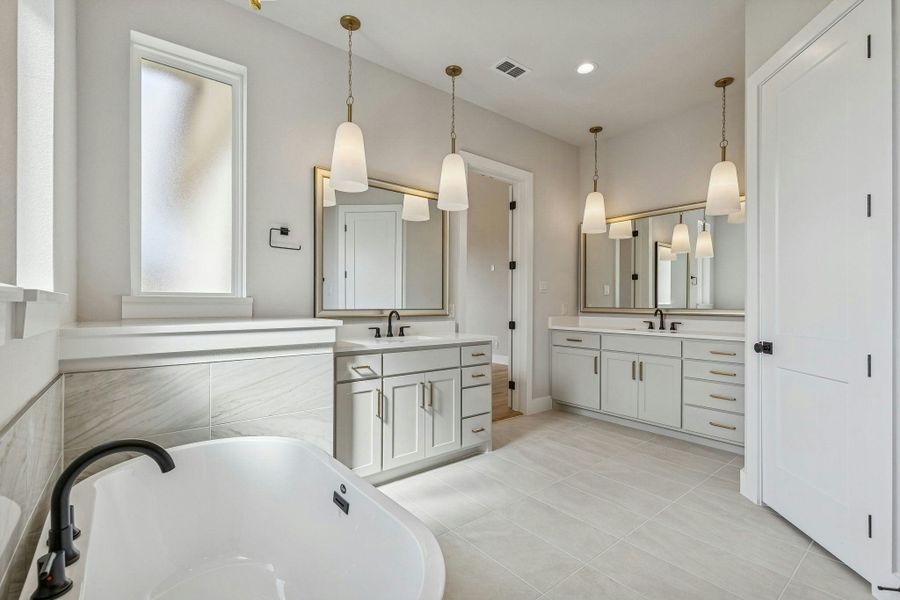 Furnished interior view inside a new home in The Vines, Haslet (Image 14).