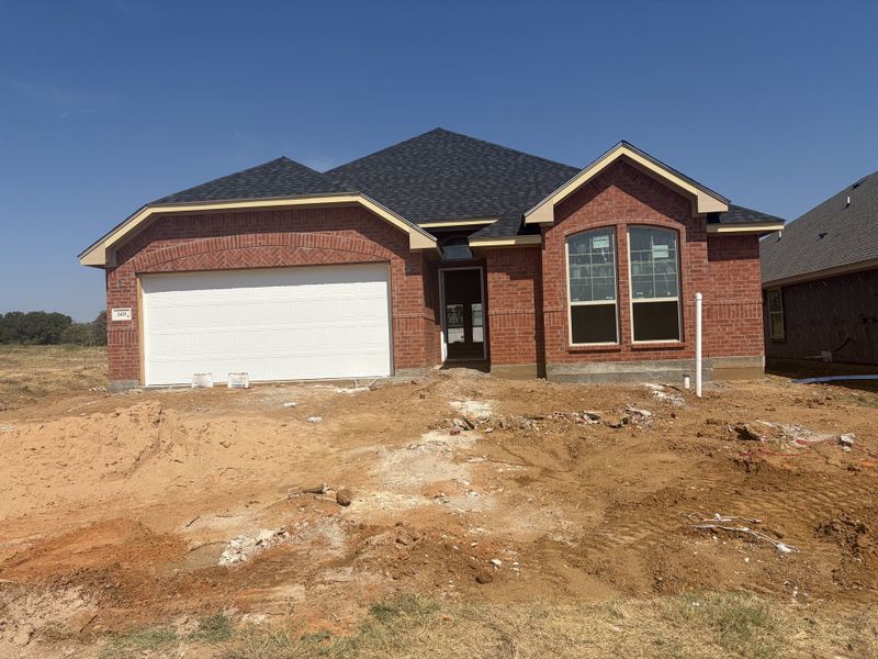 In-progress construction of a new home in Sunset Ridge, Cleburne, TX (Image 5).