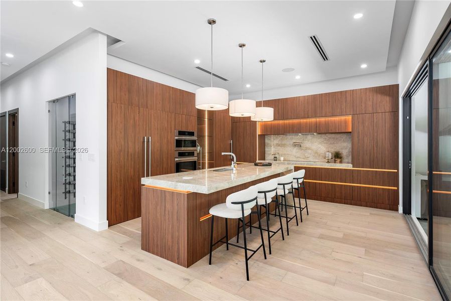Furnished interior view inside a new home in , Miami (Image 7).