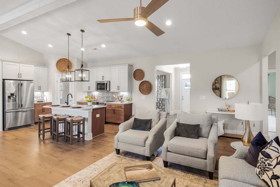 Representative furnished interior of a home built from the Carver by Caviness & Cates Communities in Maggie Way, Wendell (Image 66).
