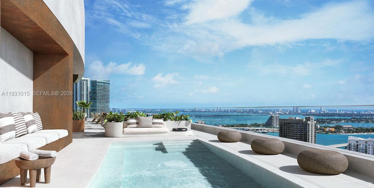 Condo located in Miami, FL showcasing its design and architecture (Image 2). Condo located in Miami, FL showcasing its design and architecture (Image 2).