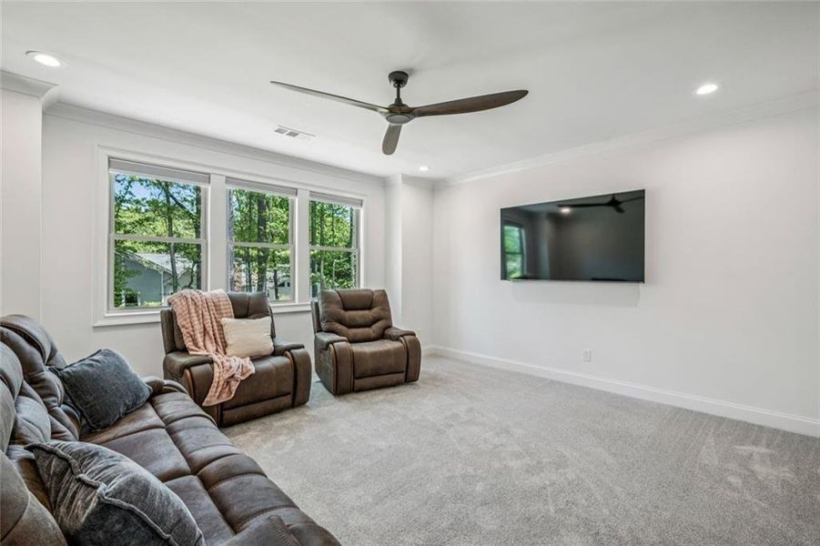 Furnished interior view inside a new home in The Enclave on Lavista, Tucker (Image 33). Furnished interior view inside a new home in The Enclave on Lavista, Tucker (Image 33).