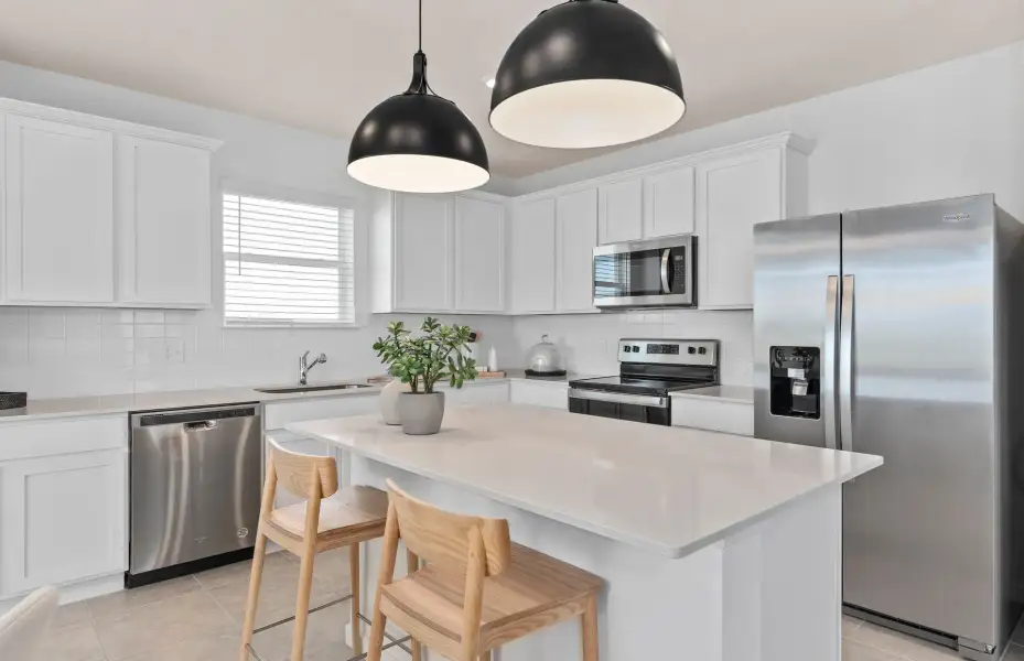 Representative furnished interior of a home built from the Mill Run by Pulte Homes in Waypointe, Port Orange (Image 5).