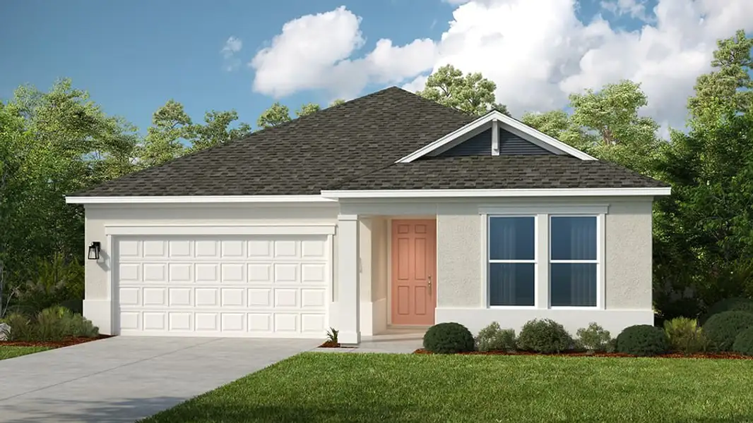 Representative exterior photo of a completed home built from the Carlsbad by Taylor Morrison in Lochside, Mount Dora, FL (Image 2).