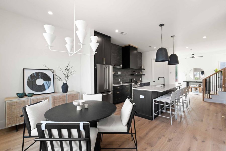 Furnished interior view inside a new home in , Charleston (Image 11).