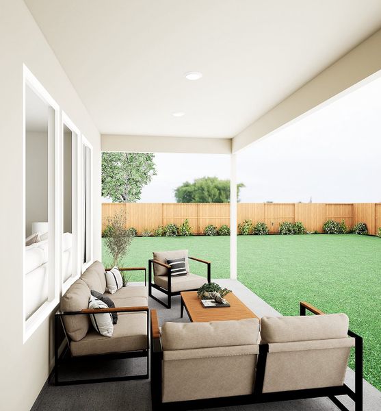 Exterior details and patio area of a home in Mason Woods, Cypress (Image 2). Exterior details and patio area of a home in Mason Woods, Cypress (Image 2).