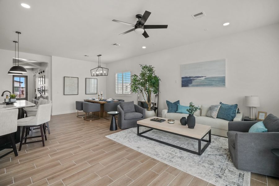 Furnished interior view inside a new home in Paseo Del Este Unit 9, El Paso (Image 14).