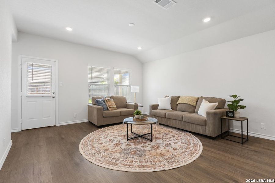 Furnished interior view inside a new home in Brookstone Creek, San Antonio (Image 13).