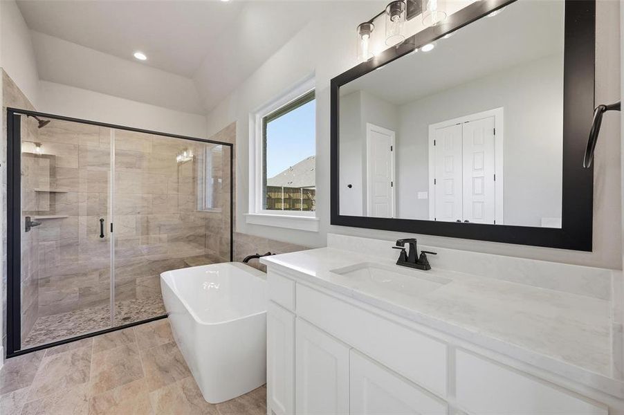 Furnished interior view inside a new home in LeTara, Haslet (Image 19).