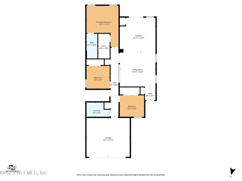2D floor plan layout of this home in , Palm Coast, FL (Image 5). 2D floor plan layout of this home in , Palm Coast, FL (Image 5).