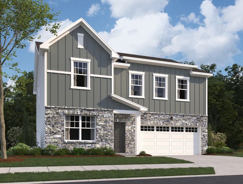 Representative exterior photo of a completed home built from the Solstice by Starlight Homes in Green Hill, Louisburg, NC (Image 26).