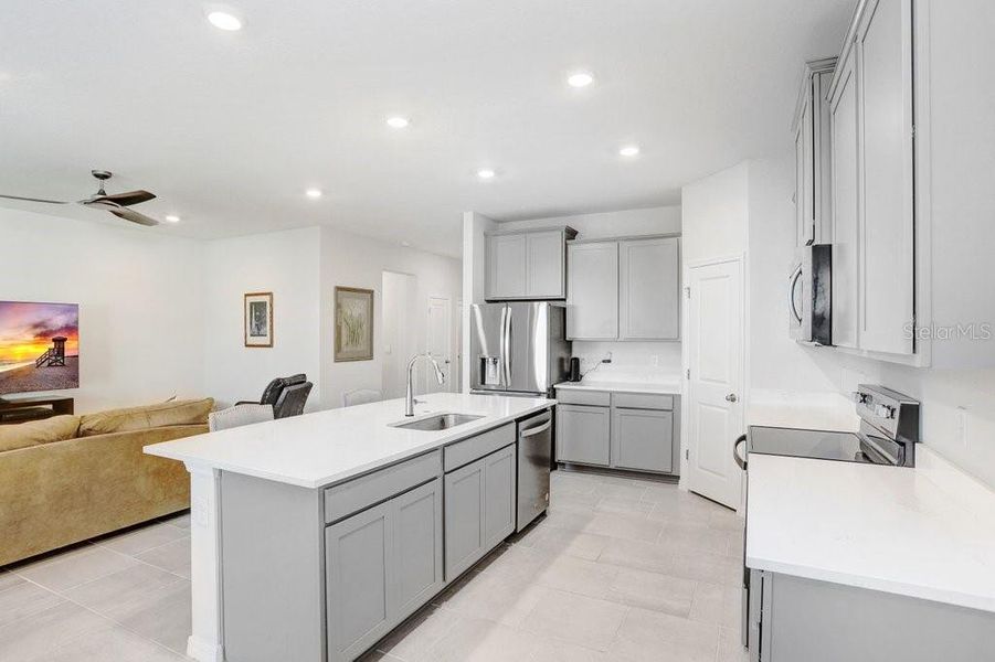 Furnished interior view inside a new home in Westgate at Avalon Park, Wesley Chapel (Image 13).