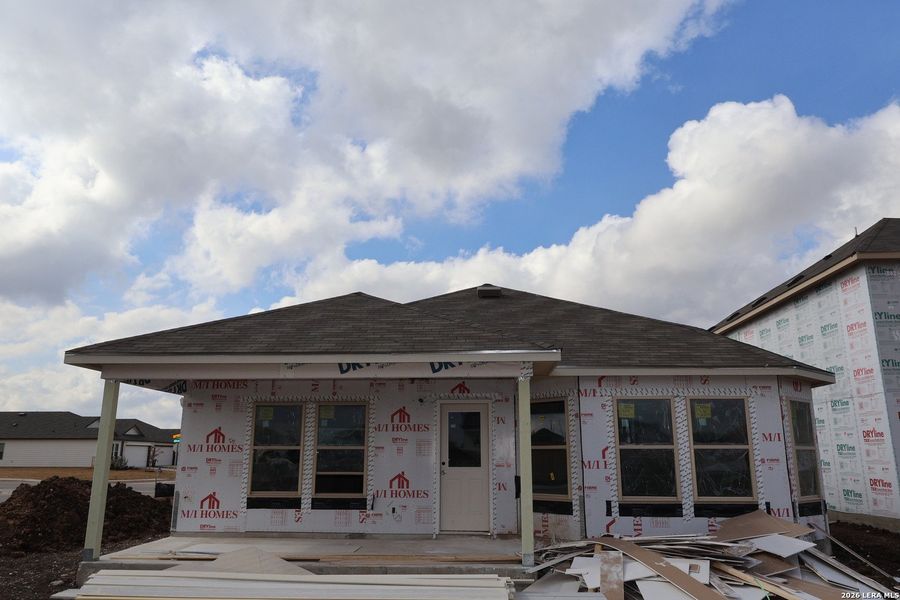 In-progress construction of a new home in Meadows at Clear Springs, New Braunfels, TX (Image 23). In-progress construction of a new home in Meadows at Clear Springs, New Braunfels, TX (Image 23).