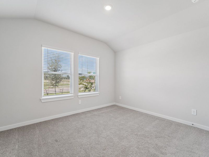 Spacious, unfurnished interior of a new home in Massey Oaks - Premier Series, Pearland (Image 12).