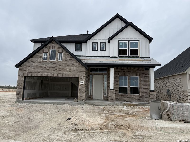 In-progress construction of a new home in Prominence, San Antonio, TX (Image 3).