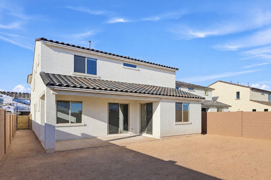 Exterior details and patio area of a home in Allen Ranches, Litchfield Park (Image 3).