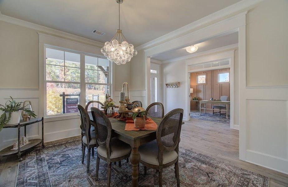 Furnished interior view inside a new home in Pinecrest Ridge, Dacula (Image 12).