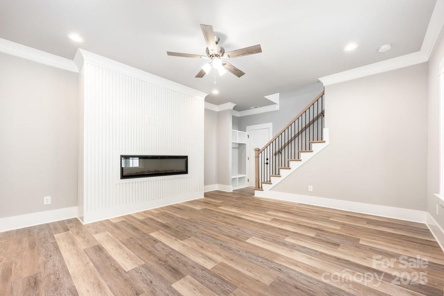 Family room fireplace with accent wall Family room fireplace with accent wall
