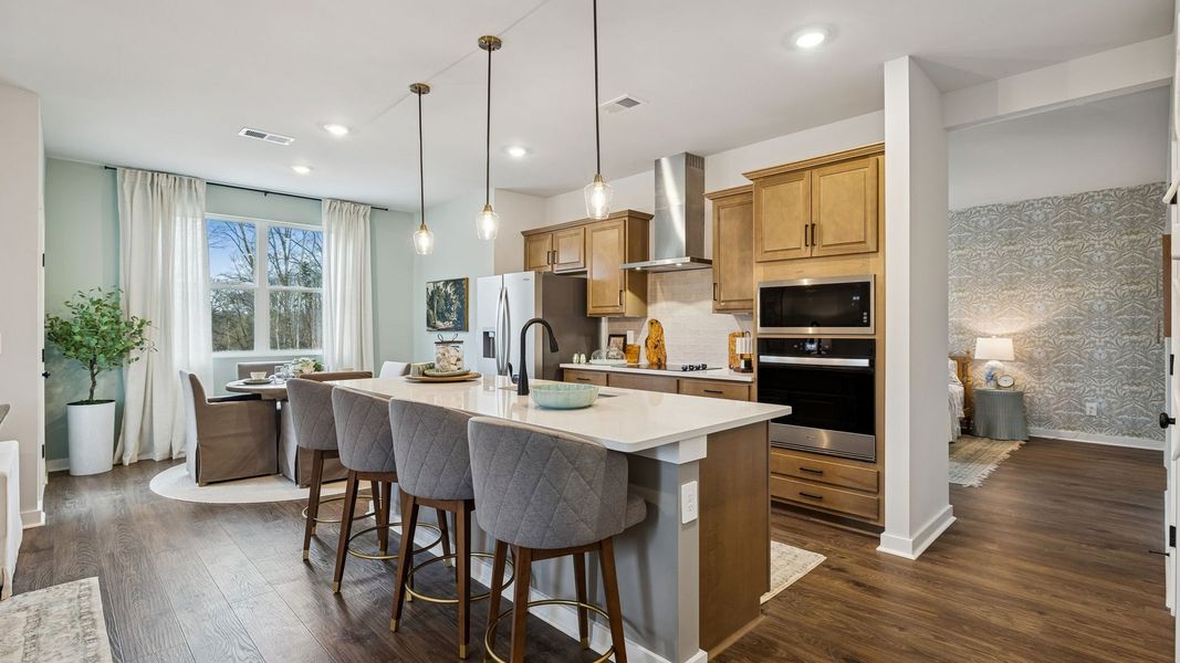 Furnished interior view inside a new home in Reserve at Hickory Ridge, Columbia (Image 17).