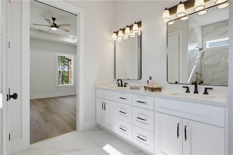 Furnished interior view inside a new home in , Gainesville (Image 13).