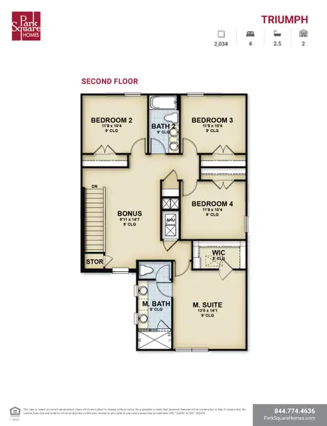 2D floor plan layout for the Triumph by Park Square Residential in Liberty Station, Orange City, FL (Image 4). 2D floor plan layout for the Triumph by Park Square Residential in Liberty Station, Orange City, FL (Image 4).
