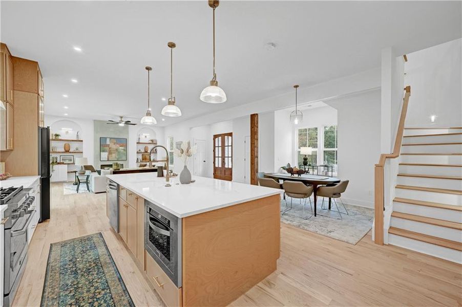 Furnished interior view inside a new home in , Decatur (Image 8).