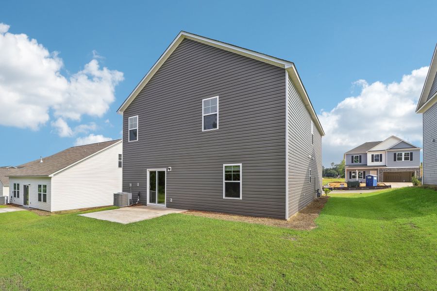 Representative exterior photo of a completed home built from the Kingston ll by Great Southern Homes in Portrait Hills, Aiken, SC (Image 22).