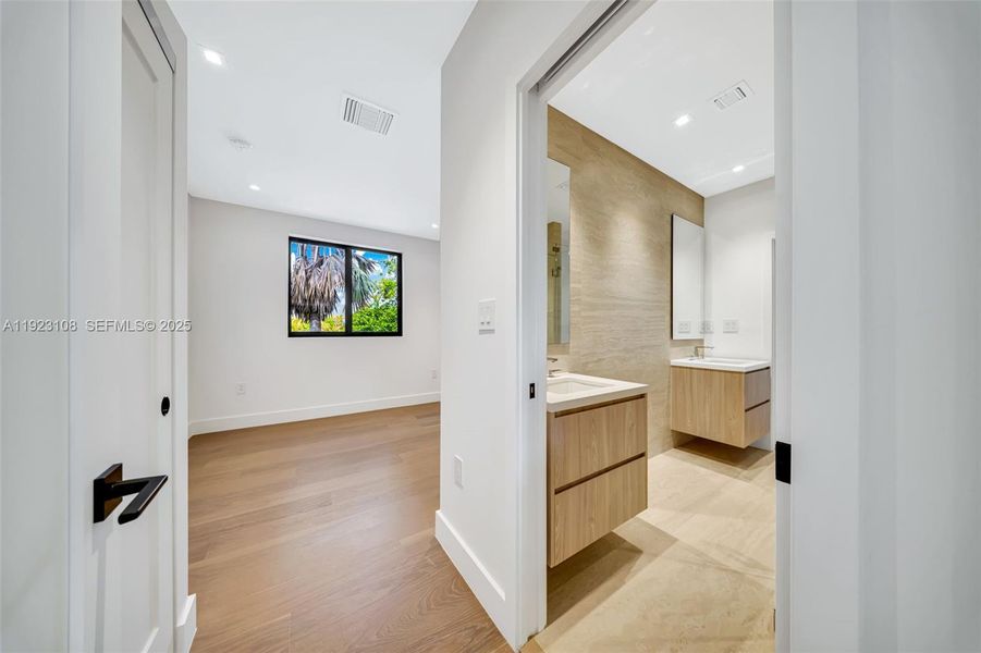 Furnished interior view inside a new home in , Miami (Image 13).