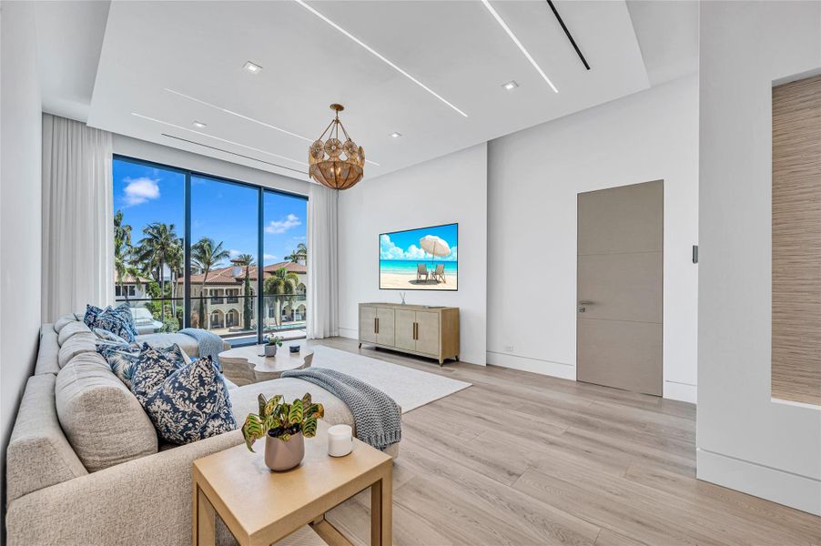 Furnished interior view inside a new home in , Fort Lauderdale (Image 5). Furnished interior view inside a new home in , Fort Lauderdale (Image 5).