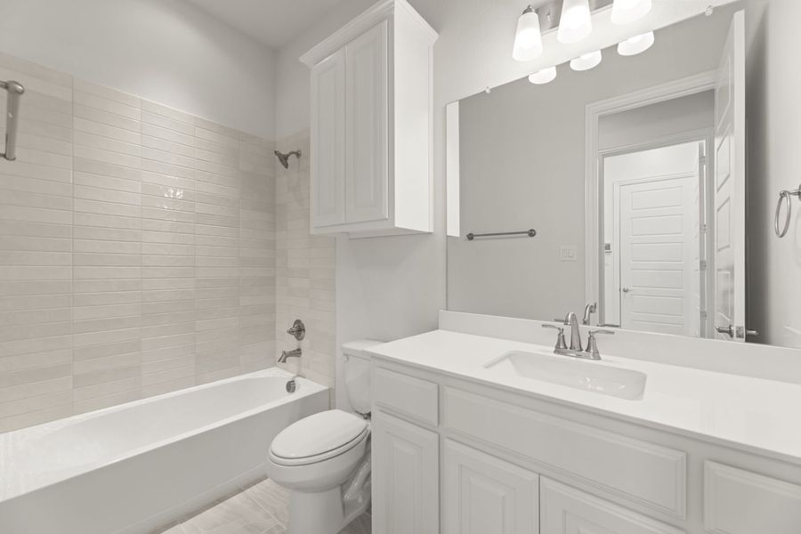 Furnished interior view inside a new home in Villas at Long Branch, Rowlett (Image 11). Furnished interior view inside a new home in Villas at Long Branch, Rowlett (Image 11).