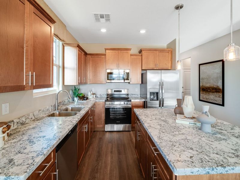 Representative furnished interior of a home built from the The Savannah A by Davidson Homes LLC in South Ranch Southern Collection, Prescott (Image 11). Representative furnished interior of a home built from the The Savannah A by Davidson Homes LLC in South Ranch Southern Collection, Prescott (Image 11).