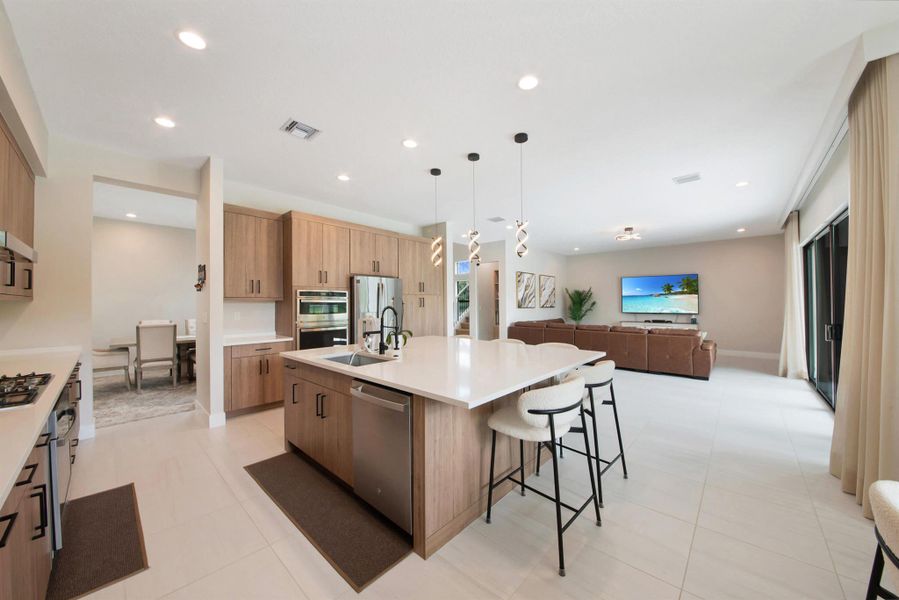 Furnished interior view inside a new home in , Boca Raton (Image 41).