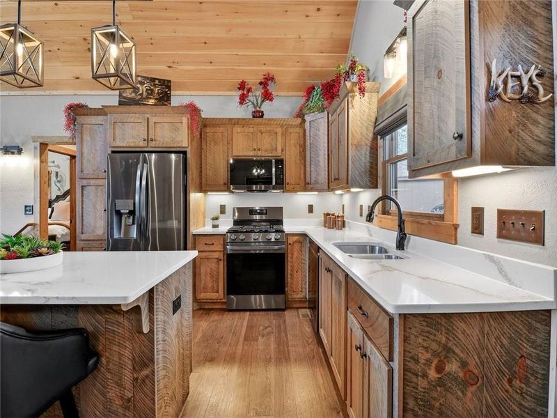 Furnished interior view inside a new home in , Ellijay (Image 14).