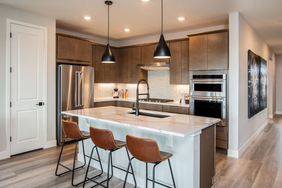 Representative furnished interior of a home built from the 1818 Modeled by KB Home in Brighton Crossings, Brighton (Image 4). Representative furnished interior of a home built from the 1818 Modeled by KB Home in Brighton Crossings, Brighton (Image 4).