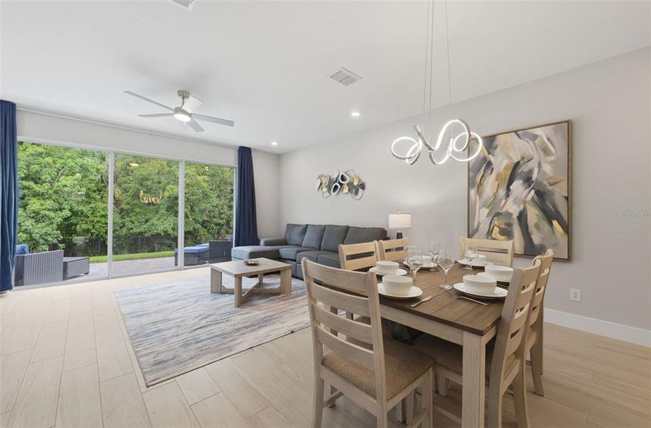 Furnished interior view inside a new home in , Kissimmee (Image 13). Furnished interior view inside a new home in , Kissimmee (Image 13).