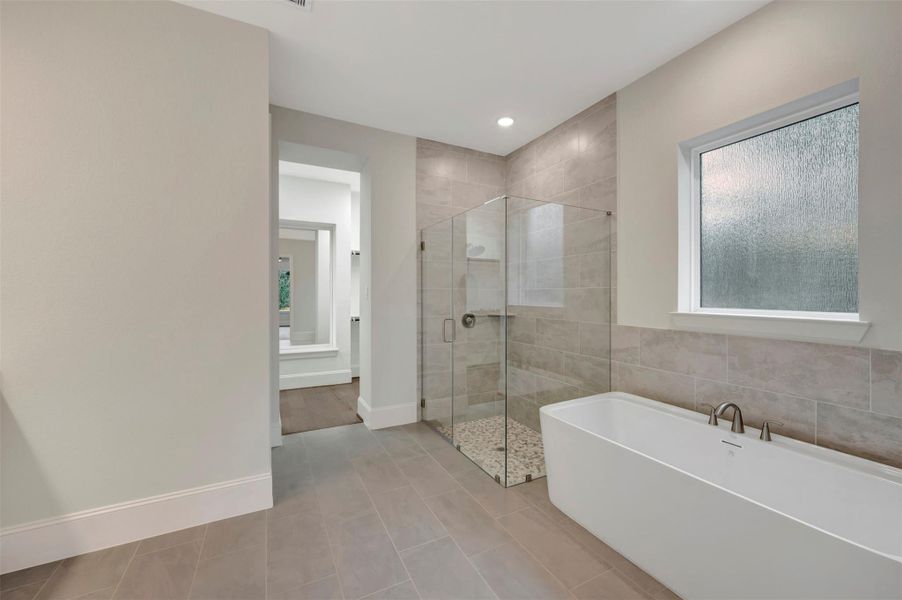 Furnished interior view inside a new home in The Woodlands Hills 70’, Willis (Image 10).