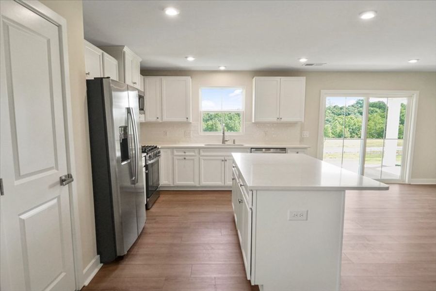Furnished interior view inside a new home in Claiborne Ridge, Landrum (Image 7). Furnished interior view inside a new home in Claiborne Ridge, Landrum (Image 7).
