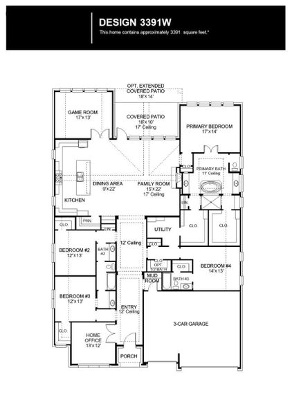 2D floor plan layout of this home in Kresston, Montgomery, TX (Image 2). 2D floor plan layout of this home in Kresston, Montgomery, TX (Image 2).
