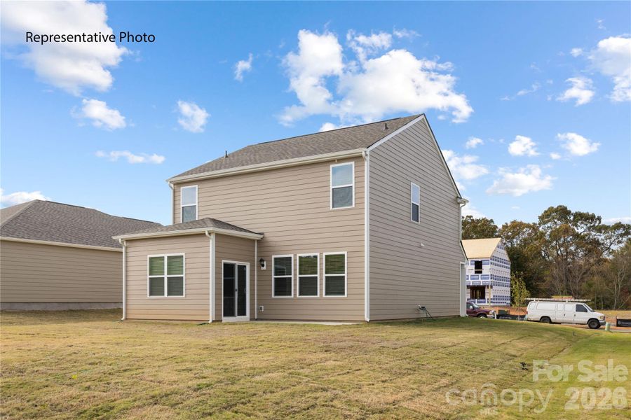 Exterior details and patio area of a home in Zion Springs, Hickory (Image 3).